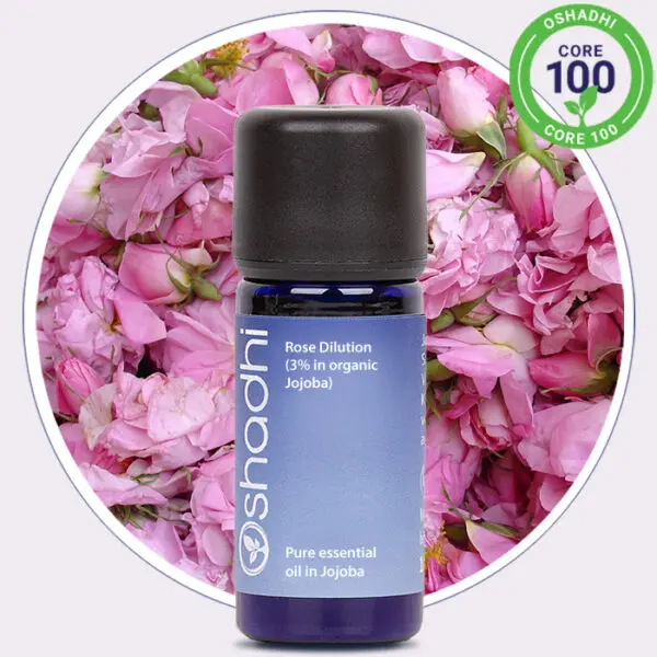 Rosenolie, blomst, i jojobaolie 10 ml